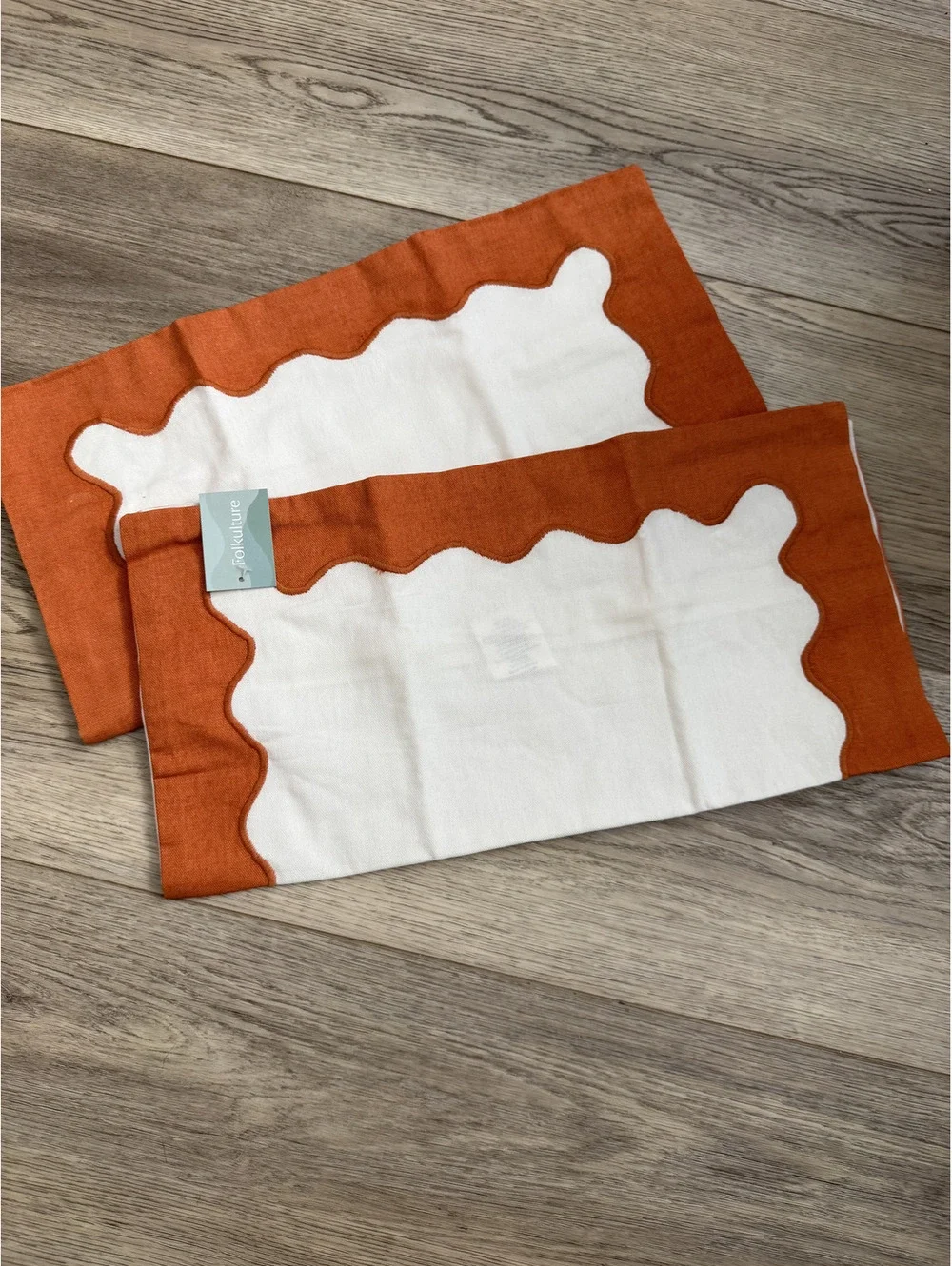NEW! Folkulture Ripple Orange 18